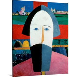Large Solid-Faced Canvas Print Wall Art Print 36 x 45 entitled The Head of a Peasant, c.1929-32 found on Bargain Bro from Great Big Canvas for USD $417.99