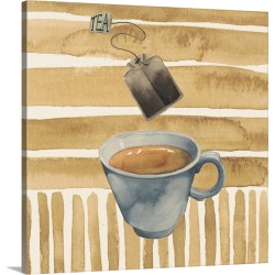 Large Solid-Faced Canvas Print Wall Art Print 24 x 24 entitled Cafe au Lait III found on Bargain Bro from Great Big Canvas for USD $155.79