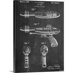 Large Gallery-Wrapped Canvas Wall Art Print 23 x 30 entitled Ray Gun