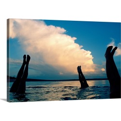 Large Solid-Faced Canvas Print Wall Art Print 36 x 24 entitled Lake Mcconaughy, Ogallala, Nebraska found on Bargain Bro Philippines from Great Big Canvas for $264.99