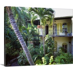 Large Gallery-Wrapped Canvas Wall Art Print 20 x 16 entitled Florida, Florida Keys, Key West, Ernest Hemingway's house