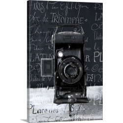 Large Gallery-Wrapped Canvas Wall Art Print 20 x 30 entitled Vintage Camera I