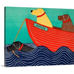 Large Gallery-Wrapped Canvas Wall Art Print 20 x 16 entitled Friendship Naples