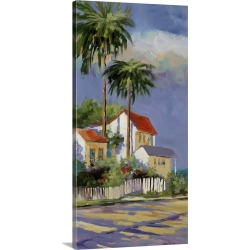 Large Gallery-Wrapped Canvas Wall Art Print 12 x 24 entitled Key West I
