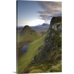 Large Solid-Faced Canvas Print Wall Art Print 20 x 30 entitled Trotternish Peninsula, Isle of Skye, Inner Hebrides, Scotland