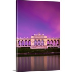 Large Solid-Faced Canvas Print Wall Art Print 20 x 30 entitled Austria, Vienna, The Gloriette in the gardens of Schonbrunn...