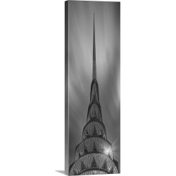 Large Solid-Faced Canvas Print Wall Art Print 12 x 36 entitled Chrysler Top I