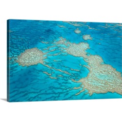 Large Gallery-Wrapped Canvas Wall Art Print 24 x 16 entitled Great Barrier Reef, Queensland, Australia
