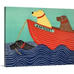 Large Gallery-Wrapped Canvas Wall Art Print 20 x 16 entitled Friendship Nantucket