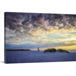 Large Solid-Faced Canvas Print Wall Art Print 30 x 20 entitled Late Summer Sunrise III