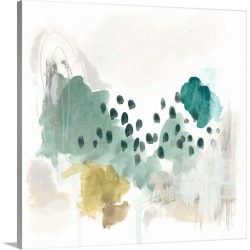 Large Solid-Faced Canvas Print Wall Art Print 20 x 20 entitled Rain Cloud II