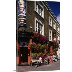 Large Solid-Faced Canvas Print Wall Art Print 20 x 30 entitled England, London, The Moore Arms Pub in Moore street