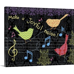 Large Solid-Faced Canvas Print Wall Art Print 30 x 24 entitled Make a Joyful Noise