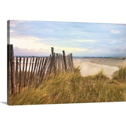Large Solid-Faced Canvas Print Wall Art Print 30 x 20 entitled West Wittering Beach