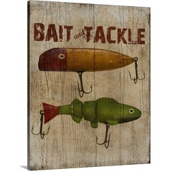 Large Solid-Faced Canvas Print Wall Art Print 24 x 30 entitled Lake Bait and Tackle