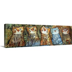 Large Solid-Faced Canvas Print Wall Art Print 48 x 16 entitled Cats Of Israel found on Bargain Bro from Great Big Canvas for USD $189.99