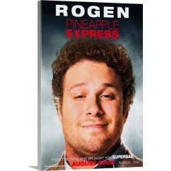 Large Solid-Faced Canvas Print Wall Art Print 20 x 30 entitled Pineapple Express - Movie Poster