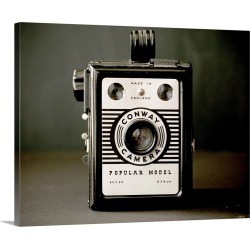 Large Solid-Faced Canvas Print Wall Art Print 30 x 24 entitled Box Camera