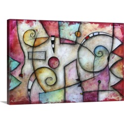 Large Solid-Faced Canvas Print Wall Art Print 30 x 20 entitled Jive