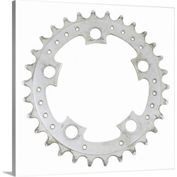 Large Gallery-Wrapped Canvas Wall Art Print 20 x 20 entitled bicycle gear
