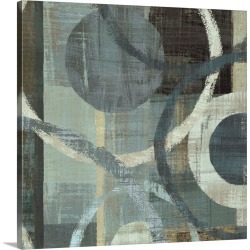 Large Solid-Faced Canvas Print Wall Art Print 20 x 20 entitled Metalic Tranquility II