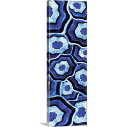Large Solid-Faced Canvas Print Wall Art Print 12 x 36 entitled Plenty Of Blue Agates