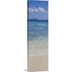 Large Solid-Faced Canvas Print Wall Art Print 16 x 48 entitled Beach Caribbean Sea St John US Virgin Islands