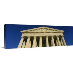 Large Solid-Faced Canvas Print Wall Art Print 48 x 16 entitled Supreme Court Building Washington DC