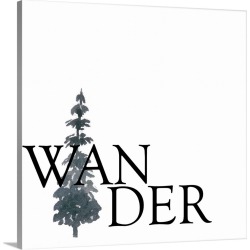Large Gallery-Wrapped Canvas Wall Art Print 16 x 16 entitled Power Quotes VIII