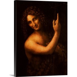 Large Solid-Faced Canvas Print Wall Art Print 18 x 24 entitled St. John the Baptist