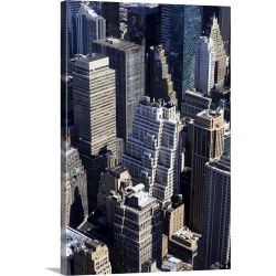 Large Gallery-Wrapped Canvas Wall Art Print 20 x 30 entitled The rooftop view of Midtown Manhattan, New York City