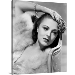 Large Solid-Faced Canvas Print Wall Art Print 24 x 30 entitled Virginia Field, Ca. Late 1930's