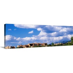 Large Solid-Faced Canvas Print Wall Art Print 48 x 16 entitled Santa Fe NM