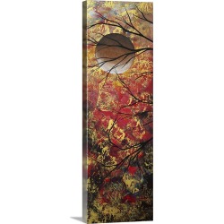 Large Solid-Faced Canvas Print Wall Art Print 12 x 36 entitled Royal Engagement I
