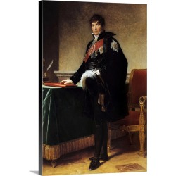 Large Solid-Faced Canvas Print Wall Art Print 20 x 30 entitled Portrait of the Count Michel Regnault de Saint Jean d'Angel...