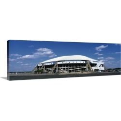 Large Gallery-Wrapped Canvas Wall Art Print 30 x 10 entitled Texas Stadium
