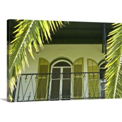 Large Gallery-Wrapped Canvas Wall Art Print 24 x 16 entitled Florida, Key West, Hemingway House