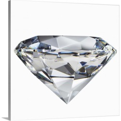 Large Solid-Faced Canvas Print Wall Art Print 20 x 20 entitled A diamond