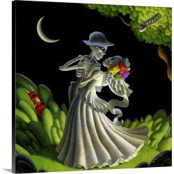 Large Solid-Faced Canvas Print Wall Art Print 20 x 20 entitled Eternal Love