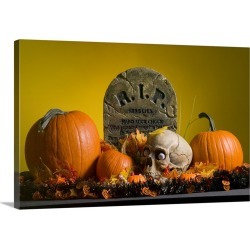Large Solid-Faced Canvas Print Wall Art Print 30 x 20 entitled Halloween decorations Large Solid-Faced Canvas Print Wall Art Print 30 x 20 entitled Halloween decorations
