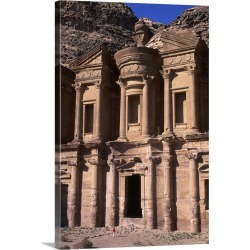 Large Solid-Faced Canvas Print Wall Art Print 20 x 30 entitled Al Deir or The Monastery in Petra