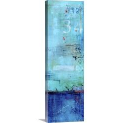 Large Solid-Faced Canvas Print Wall Art Print 16 x 48 entitled Pier 34 II