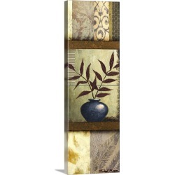 Large Solid-Faced Canvas Print Wall Art Print 16 x 48 entitled Vase Ornament II
