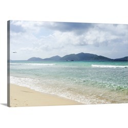 Large Solid-Faced Canvas Print Wall Art Print 30 x 20 entitled View of Long Bay Beach.