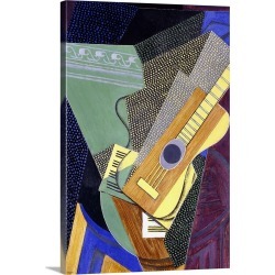 Large Solid-Faced Canvas Print Wall Art Print 20 x 30 entitled Guitar on a Table; Guitare sur une Table, 1916 Large Solid-Faced Canvas Print Wall Art Print 20 x 30 entitled Guitar on a Table; Guitare sur une Table, 1916