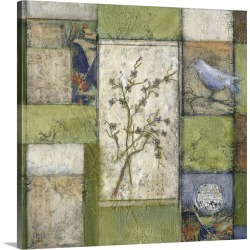 Large Solid-Faced Canvas Print Wall Art Print 20 x 20 entitled Chinese Still Life I