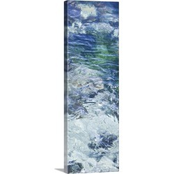 Large Solid-Faced Canvas Print Wall Art Print 12 x 36 entitled Tide Pool IV