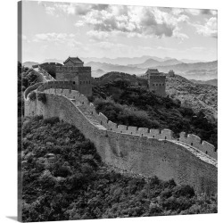 Large Gallery-Wrapped Canvas Wall Art Print 16 x 16 entitled Great Wall of China