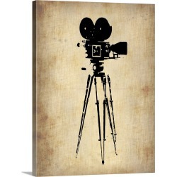 Large Gallery-Wrapped Canvas Wall Art Print 23 x 30 entitled Vintage Film Camera