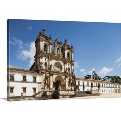 Large Solid-Faced Canvas Print Wall Art Print 30 x 20 entitled 12th century cistercian monastery of santa maria